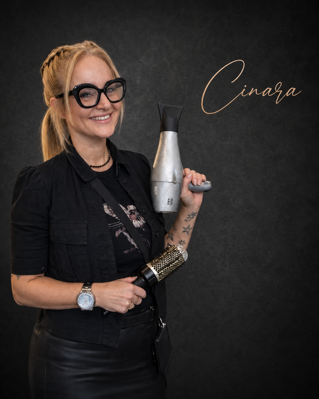 Cinara - CEO da UP Cabeleireiros na UP Cabeleireiros