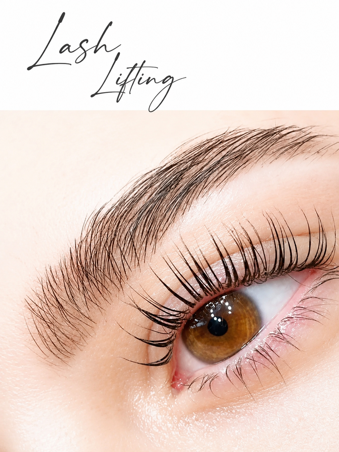 Lash lifting realizado pela UP Cabeleireiros